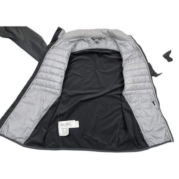 Eddie Bauer FreeHeat Puffer Lightweight Hideaway Hood Hooded Jacket Men's Small - Picture 9 of 9